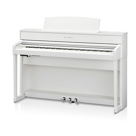 Kawai CA701 88-Key Grand Feel III Digital Piano Satin White
